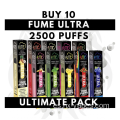 Fume ultra desechable Vape 2500 bocanadas